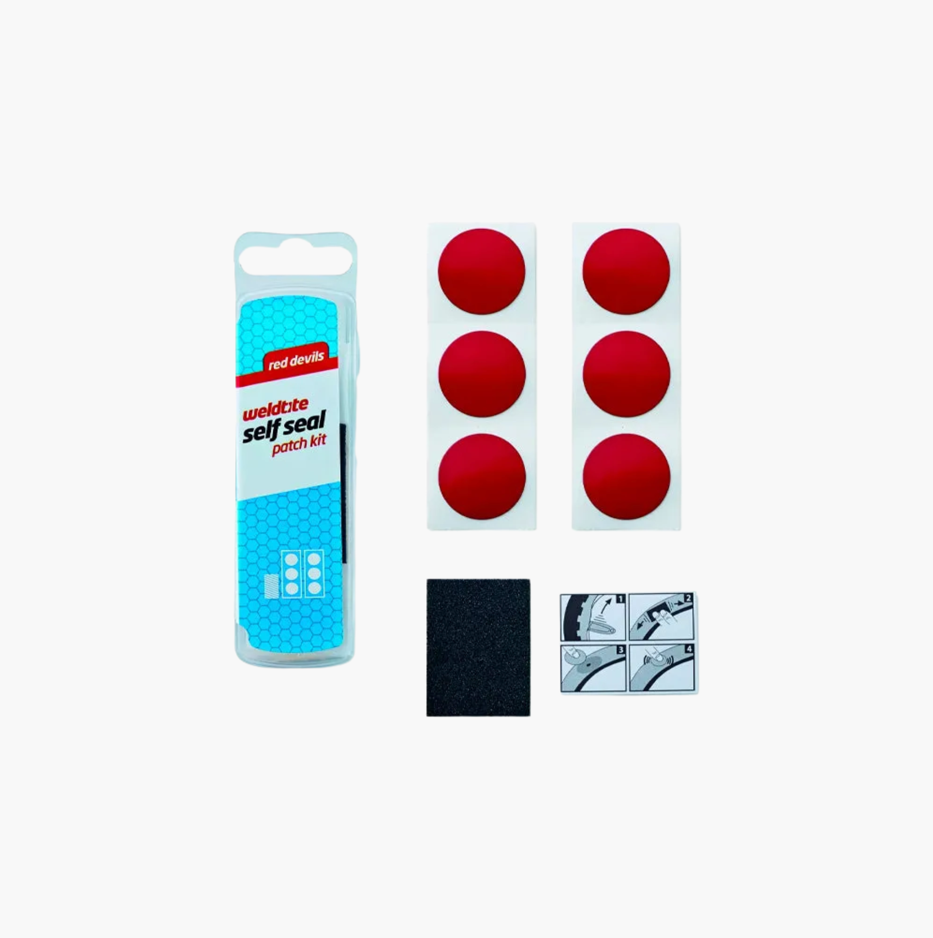 Kit De Parches Autoahherible Red Devil