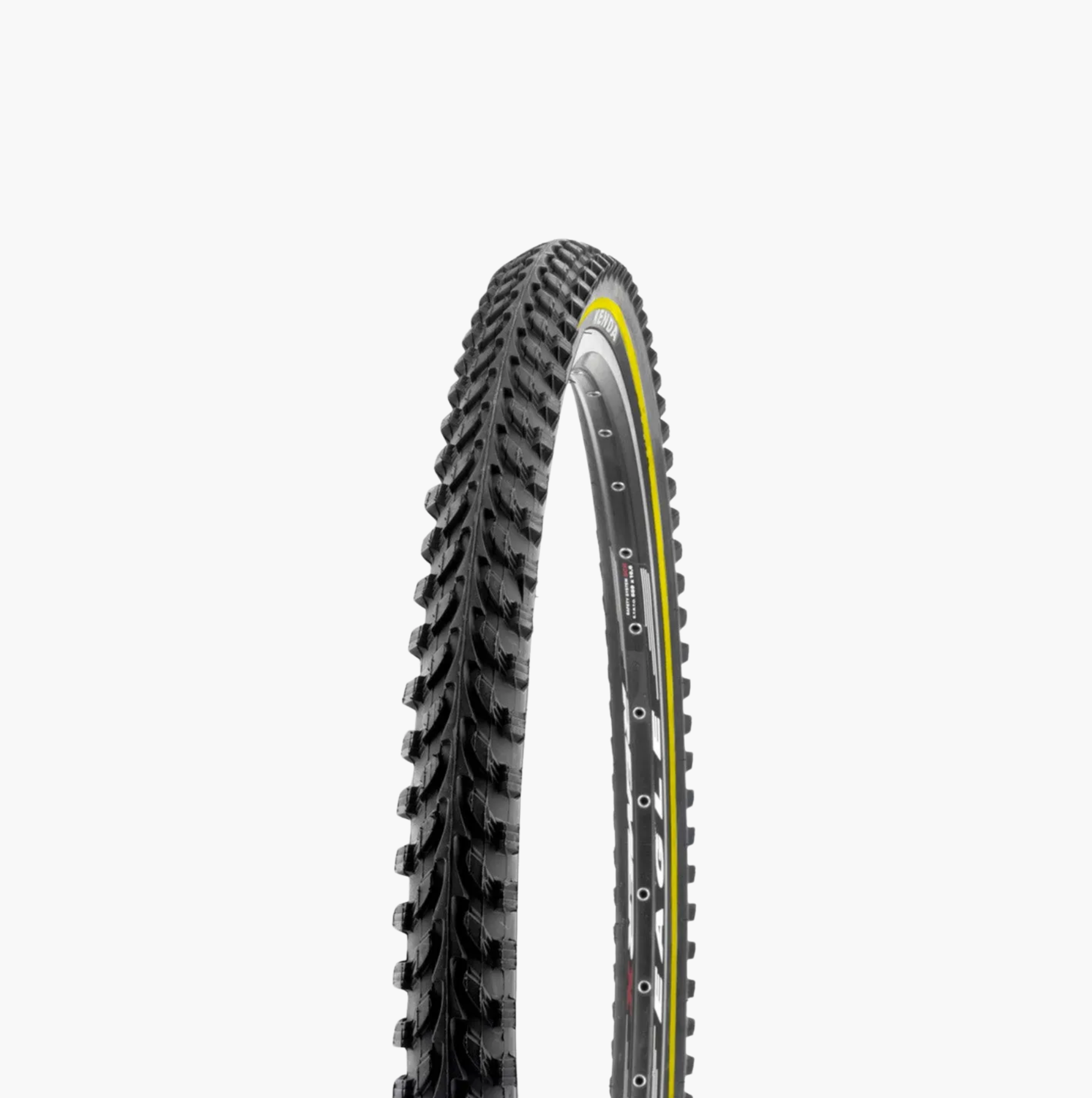 Llanta Kenda 26X1.95 K898 Alambre Color Negro/Amarillo Mtb