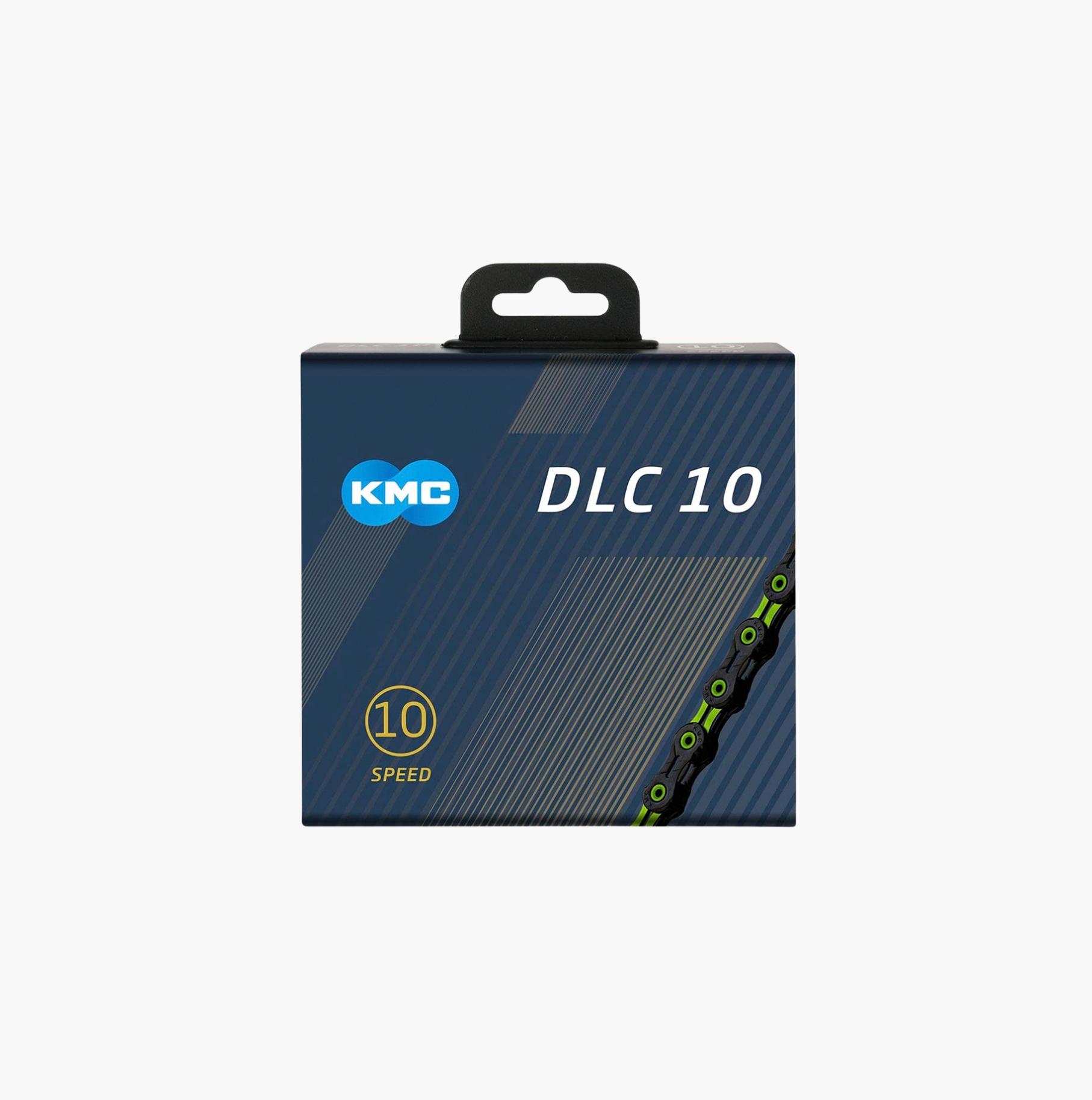 Cadena Kmc Dlc10 Negro/Verde 116 Links 1/2´´ X 11/128´´