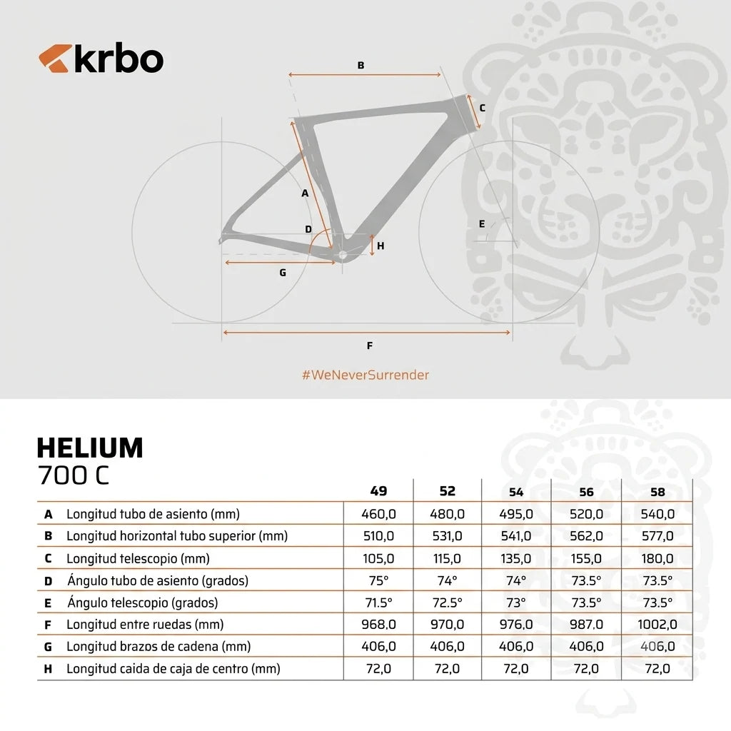 Bicicleta de ruta KRBO Helium